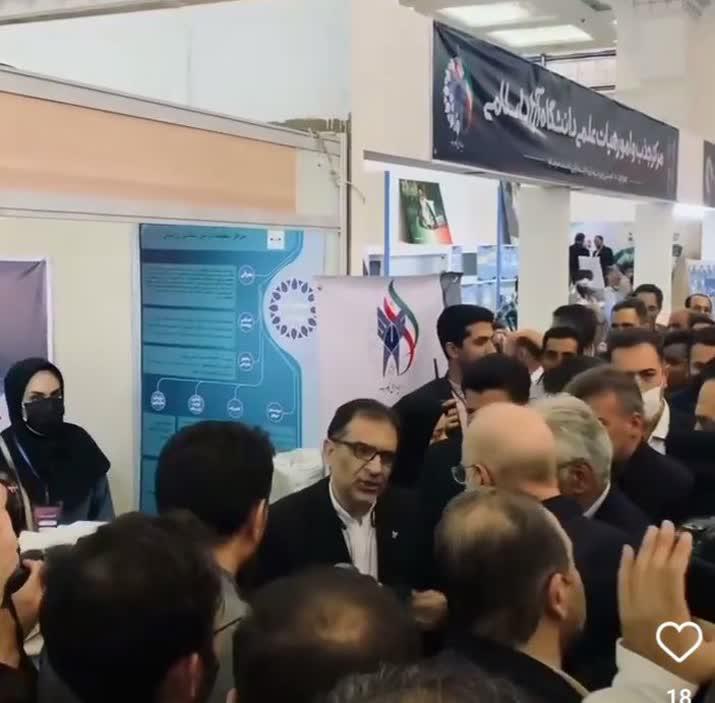 بازدید رئیس مجلس شورای اسلامی و رئیس دانشگاه آزاد