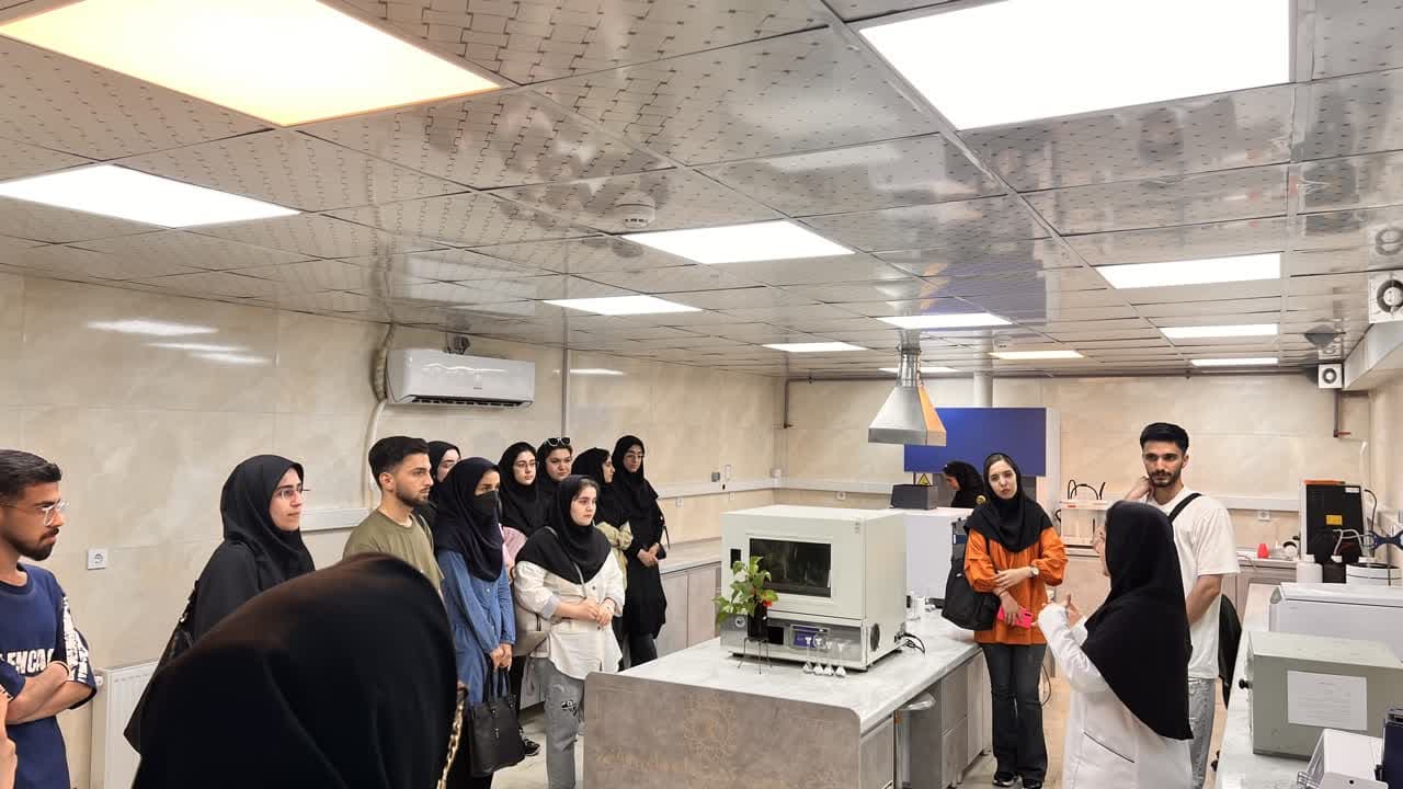 بازدید مسئولان پارک علم و فناوری مازندران و دانشجویان دانشگاه علوم کشاورزی و منابع طبیعی ساری 